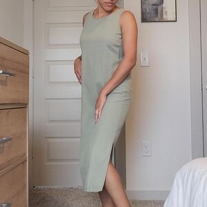 Vintage Liz Baker Silk Dress Set